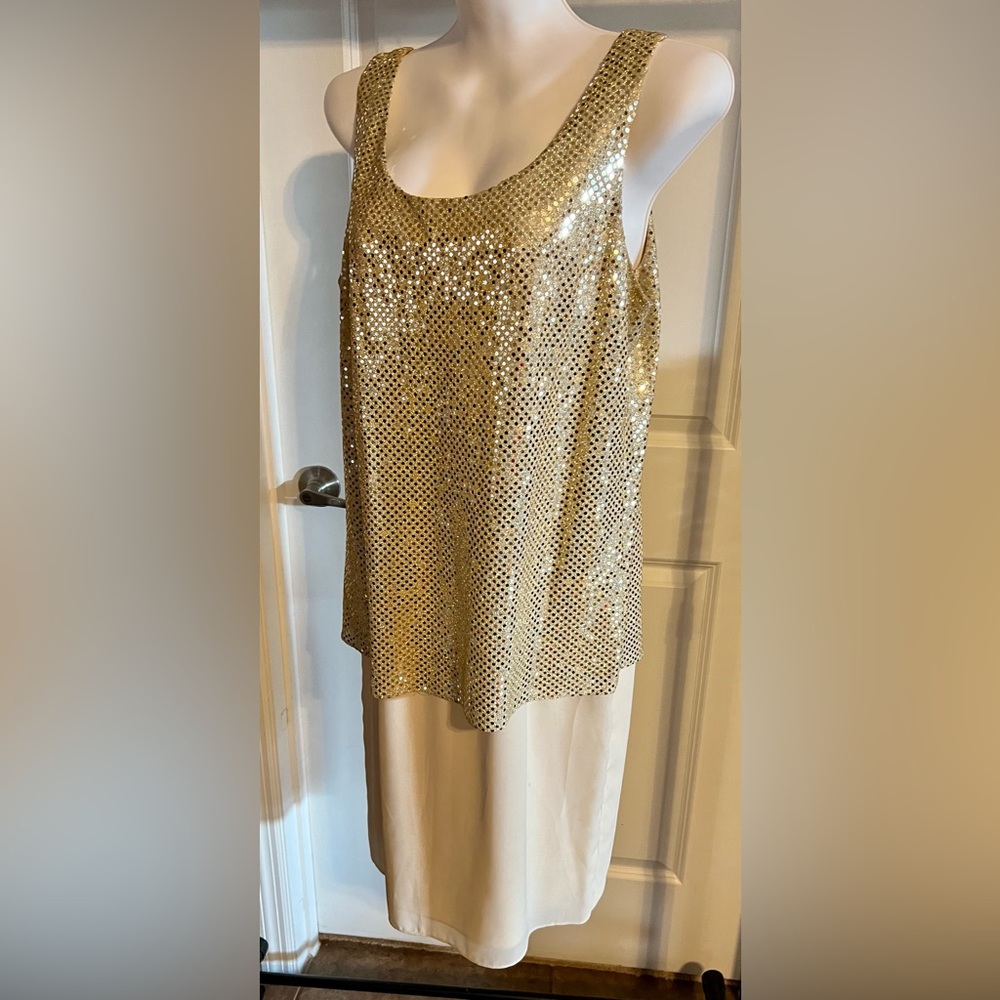 Sparkly Gold Dress sz 12